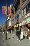 After hours, Chinatown in Vancouver, BC is a quiet area for a leisurely stroll.
