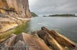 Photo: Scenic seascape Agawa Rock Lake Superior