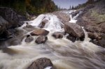 Photo: Rock Waterfall Lake Superior Provincial Park