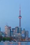 Photo: Toronto City Dusk Skyline Ontario Canada
