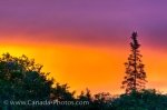 Photo: Vibrant Sunset Colors Winnipeg City Manitoba