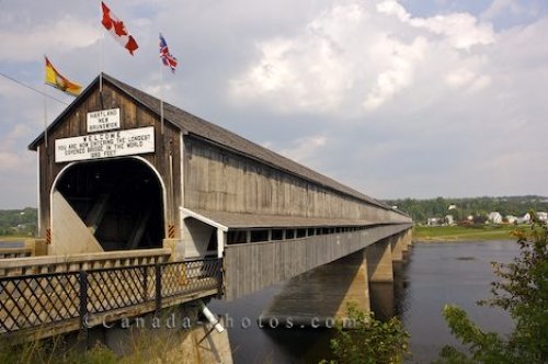 Photo: Longest Covered Bridge Hartland New Brunswick