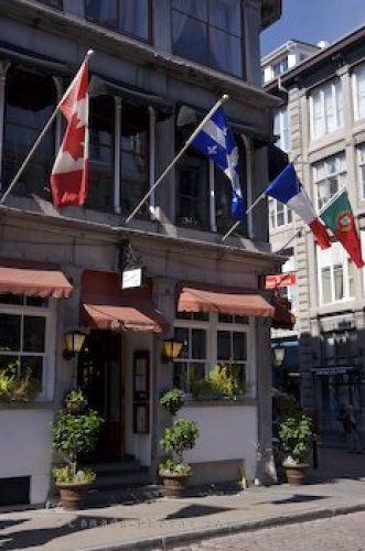 Photo: Quaint Restaurant Old Montreal Street