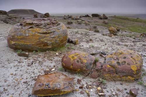 Photo: Red Rock Coulee Boulders Alberta