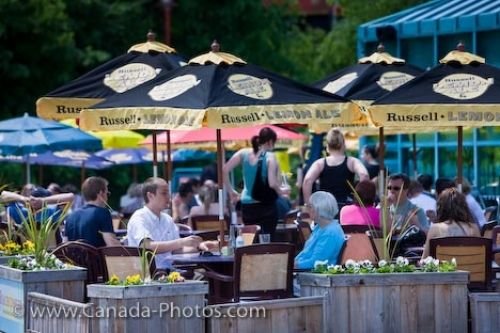 Photo: The Forks Market Outdoor Cafe Terrace Winnipeg Manitoba