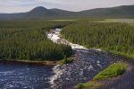 Photo: Aerial White Bear River Falls Southern Labrador