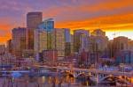 Photo: Calgary City Skyline Sunset Alberta
