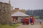 Photo: Cannon Gun Firing Military Procession Louisbourg Fortress