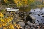 Photo: Canoes Oxtongue River Autumn Ontario Provincial Park