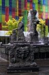 Photo: La Joute Sculpture Fountain Place Jean Paul Riopelle Montreal