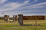 Photo: Entrance Signs Wood Mountain Post Historic Park Saskatchewan