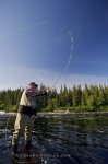 Photo: Fly Fishing Man Southern Labrador Sun