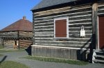 Buildings at Fort Ingall in Cabano, Quebec, Canada.