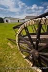 Photo: Red River Cart Wheel Spokes Fort Walsh