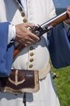 Photo: French Private Soldier With War Gun Fort Royal Newfoundland