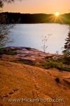 Photo: George Lake Sunset Scenery Killarney Provincial Park Ontario