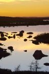 Photo: Golden Sunset Pond Labrador Coastal Drive Southern Labrador