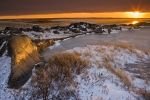 Photo: Hudson Bay Yellow Sunset Churchill Manitoba