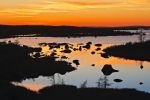 Photo: Labrador Coastal Drive Sunset Pond Southern Labrador