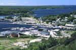 Photo: Parry Sound Waterfront Aerial Ontario Canada