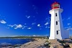 Photo: Peggys Cove Lighthouse Coastline Nova Scotia Canada