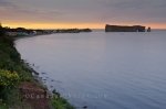 Photo: Perce Town Sunset Gaspesie Peninsula Quebec