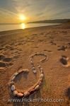 Photo: Rock Designs Agawa Bay Beach Sunset Lake Superior Ontario
