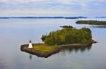 Photo: Shaganash Island Lighthouse Lake Superior