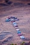 Photo: Symbolic Photo Stone Arrow Sand Beach
