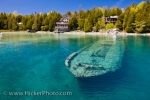 Photo: Sweepstakes Shipwreck Lake Huron Ontario Canada