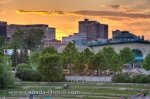 Photo: The Forks Market Sunset Winnipeg City Manitoba Canada