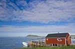 Photo: Waterfront Building Fishing Stage L Anse Aux Meadows