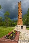 Photo: Whispering Giant First Nations Carving Winnipeg Beach