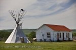 Photo: Wood Mountain Post Provincial Park Structures Saskatchewan Canada
