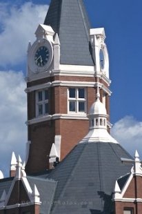 Clocktower in Stratford, Ontario, Canada, North America.