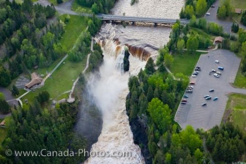 Photo: Kakabeka Falls Kaministiquia River Aerial View