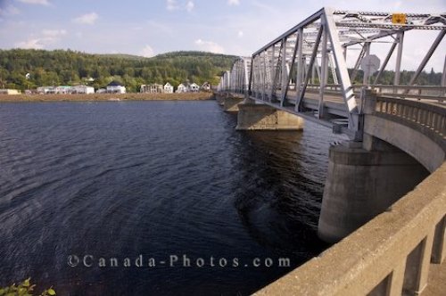 Photo: Andover Bridge Saint John River New Brunswick