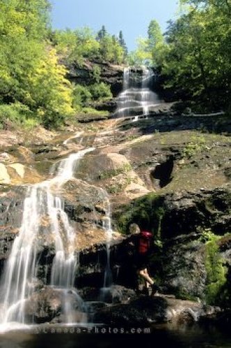 Photo: Beulach Ban Falls Hiker