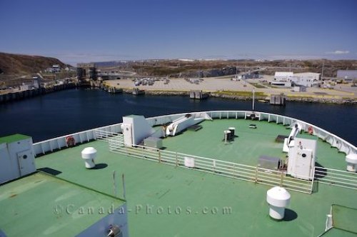 Photo: Boat Bow Marine Atlantic Ferry Newfoundland
