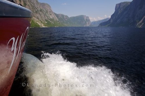 Photo: Boat Tour Western Brook Pond Newfoundland Labrador