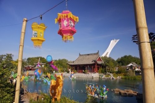 Photo: Chinese Garden Lanterns Montreal Quebec