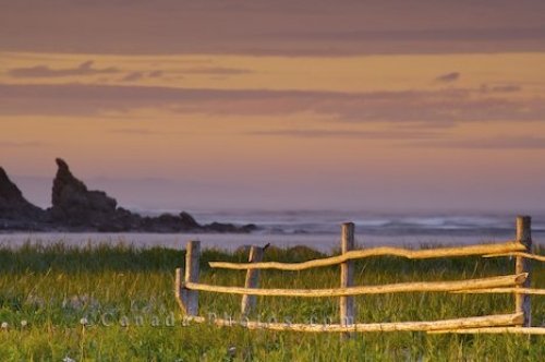 Photo: Newfoundland Labrador Coastal Sunset L Anse Aux Meadows