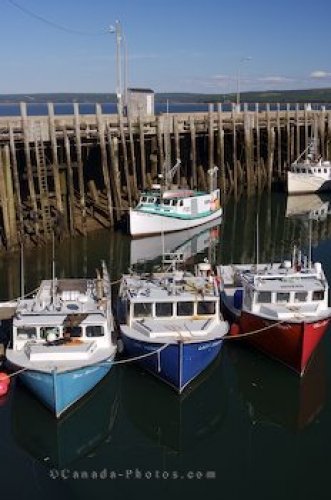Photo: Digby Wharf Fishing Boats Evangeline Trail Nova Scotia