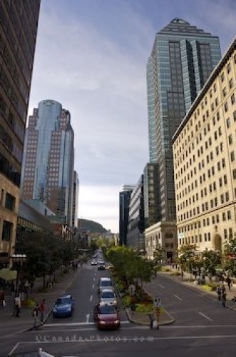 Photo: Downtown Montreal Skyscrapers Quebec