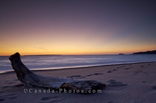 Photo: Driftwood Beach Sunset Lake Superior Provincial Park