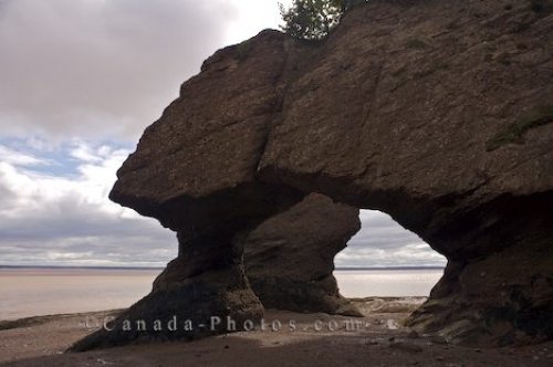 Photo: Flowerpot Rock Formations Hopewell Rocks New Brunswick