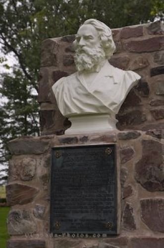 Photo: Grand Pre National Historic Site Statue Nova Scotia