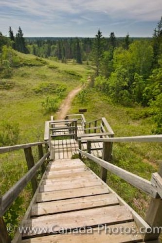 Photo: Hiking Trail Stairs Spirits Sand Manitoba Canada