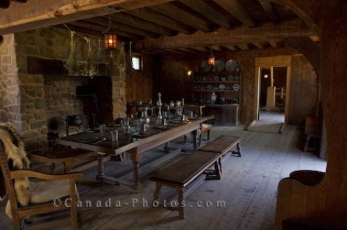 Photo: Historic Dining Room Port Royal National Historic Site Nova Scotia
