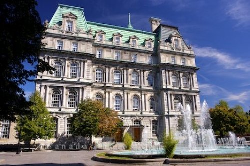 Photo: Historic Building Montreal City Hall Old Montreal Quebec